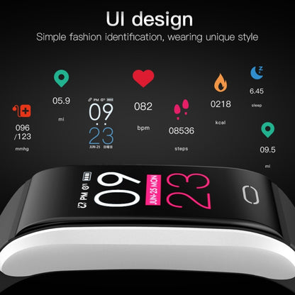 B11 0.96 นิ้วหน้าจอสี IPS สร้อยข้อมือสมาร์ทกันน้ำ IP67 รองรับการแจ้งเตือนการโทร / การตรวจสอบอัตราการเต้นของหัวใจ / การตรวจสอบความดันโลหิต / การตรวจสอบการนอนหลับ / การแจ้งเตือนอยู่ประจำ