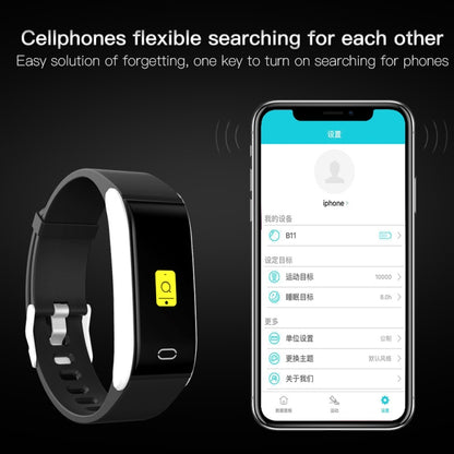 B11 0.96 นิ้วหน้าจอสี IPS สร้อยข้อมือสมาร์ทกันน้ำ IP67 รองรับการแจ้งเตือนการโทร / การตรวจสอบอัตราการเต้นของหัวใจ / การตรวจสอบความดันโลหิต / การตรวจสอบการนอนหลับ / การแจ้งเตือนอยู่ประจำ