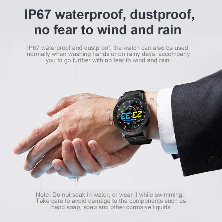 DK02 1.3 นิ้วหน้าจอสี IPS สร้อยข้อมือสมาร์ทกันน้ำ IP67 รองรับการแจ้งเตือนการโทร / การตรวจสอบอัตราการเต้นของหัวใจ / การตรวจสอบการนอนหลับ / การแจ้งเตือนอยู่ประจำ