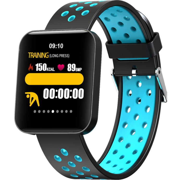 S88 1.54 นิ้วหน้าจอสี TFT สร้อยข้อมืออัจฉริยะ IP67 กันน้ำ, สายนาฬิกาซิลิโคน, รองรับการแจ้งเตือนการโทร / การตรวจสอบอัตราการเต้นของหัวใจ / การตรวจสอบการนอนหลับ / การแจ้งเตือนอยู่ประจำ / การตรวจสอบความดันโลหิต