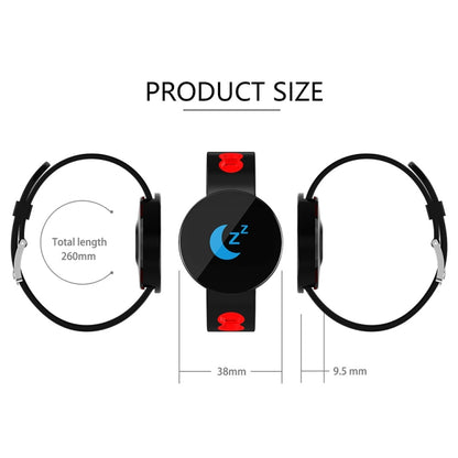 Z8 0.96 นิ้วหน้าจอสี TFT สร้อยข้อมืออัจฉริยะ IP67 กันน้ำ, สายนาฬิกาซิลิโคน, รองรับการแจ้งเตือนการโทร / การตรวจสอบอัตราการเต้นของหัวใจ / การตรวจสอบการนอนหลับ / การแจ้งเตือนอยู่ประจำ / การตรวจสอบความดันโลหิต