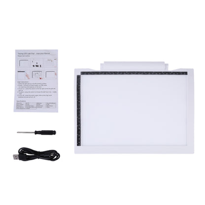 A4-19 6.5W สามระดับของความสว่างหรี่แสงได้ A4 LED วาดแผ่นแสง Sketchpad พร้อมสาย USB