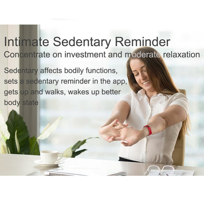 TD19 1.14 นิ้วหน้าจอ IPS สร้อยข้อมือสมาร์ทกันน้ำ IP67 รองรับการแจ้งเตือนการโทร / การตรวจสอบอัตราการเต้นของหัวใจ / การตรวจสอบความดันโลหิต / การตรวจสอบการนอนหลับ / กล้องระยะไกล