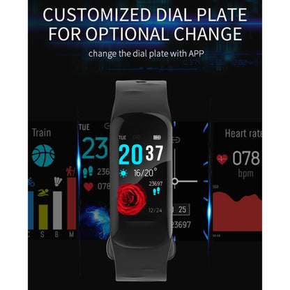 H29 1.14 นิ้วหน้าจอสี IPS สร้อยข้อมือสมาร์ทกันน้ำ IP67 รองรับการนับขั้นตอน / เตือนการโทร / การตรวจสอบอัตราการเต้นของหัวใจ / การตรวจสอบการนอนหลับ