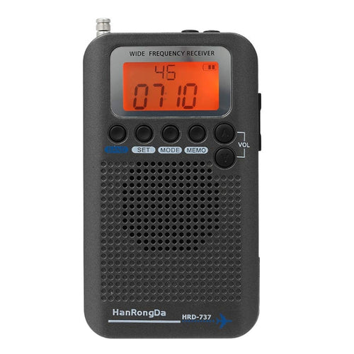 HRD-737 เครื่องรับความถี่วิทยุแบบพกพาสำหรับเครื่องบิน