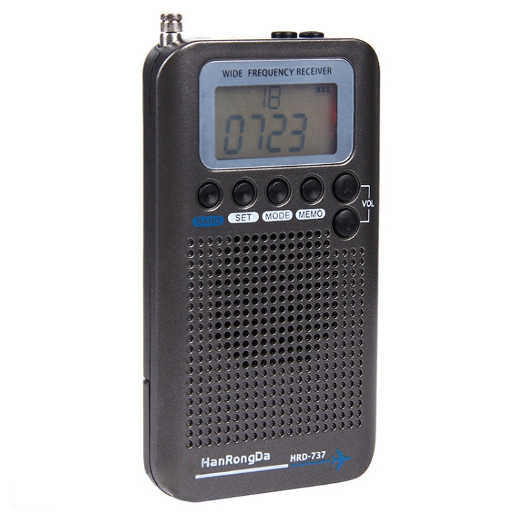 HRD-737 เครื่องรับความถี่วิทยุแบบพกพาสำหรับเครื่องบิน