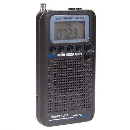 HRD-737 เครื่องรับความถี่วิทยุแบบพกพาสำหรับเครื่องบิน