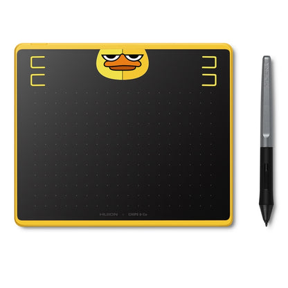 HUION HS64 Chips Special Edition 5080 LPI แท็บเล็ตการวาดภาพศิลปะพร้อมปากกาไร้แบตเตอรี่เพื่อความสนุกสนาน, HS64