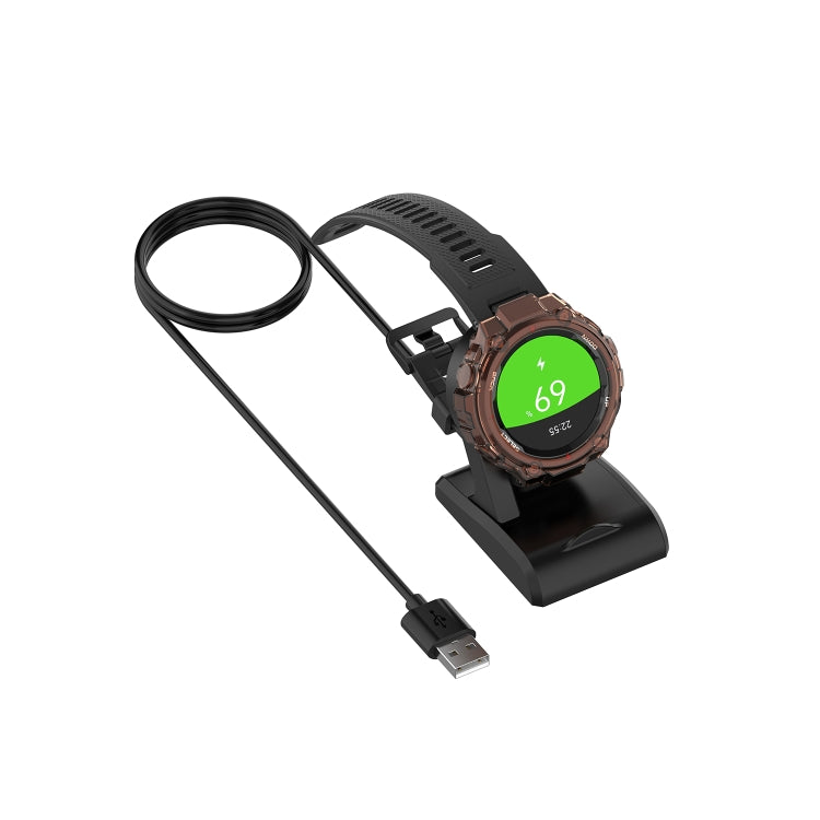 สำหรับ Amazfit A1918 แท่นนาฬิกาอัจฉริยะแบบพกพาพลาสติกที่นั่งแนวตั้งชาร์จ USB สายชาร์จ, ความยาว: 1 ม., Vertical Seat Charger