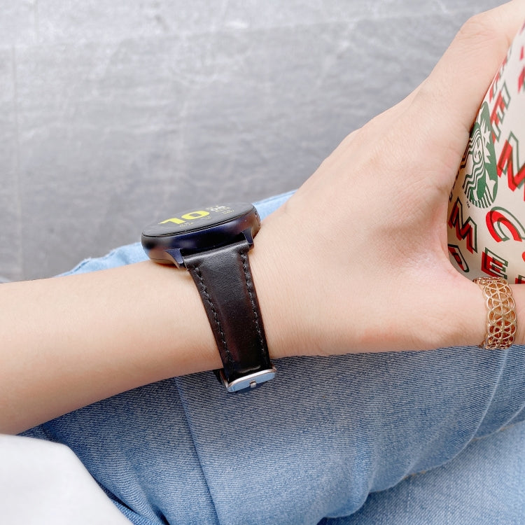 สำหรับ Samsung Galaxy Watch 22mm สมาร์ทวอทช์ Universal หนังสองด้านสายนาฬิกาขนาดเล็ก, 22mm