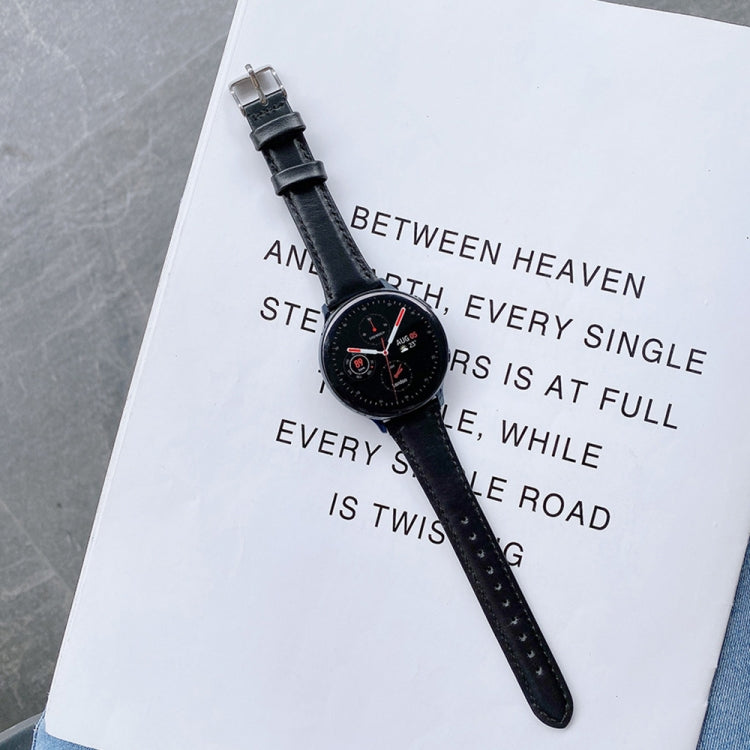สำหรับ Samsung Galaxy Watch 22mm สมาร์ทวอทช์ Universal หนังสองด้านสายนาฬิกาขนาดเล็ก, 22mm