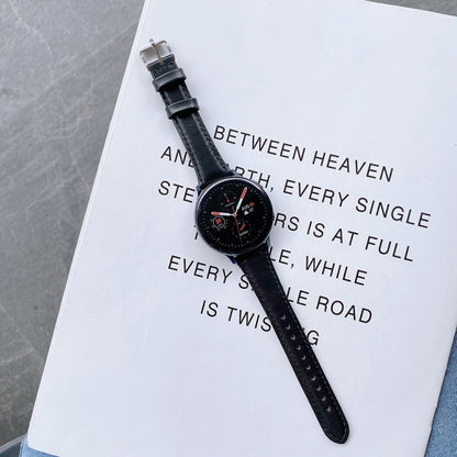 สำหรับ Samsung Galaxy Watch 22mm สมาร์ทวอทช์ Universal หนังสองด้านสายนาฬิกาขนาดเล็ก, 22mm
