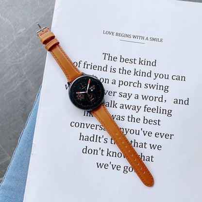 สำหรับ Samsung Galaxy Watch 22mm สมาร์ทวอทช์ Universal หนังสองด้านสายนาฬิกาขนาดเล็ก, 22mm