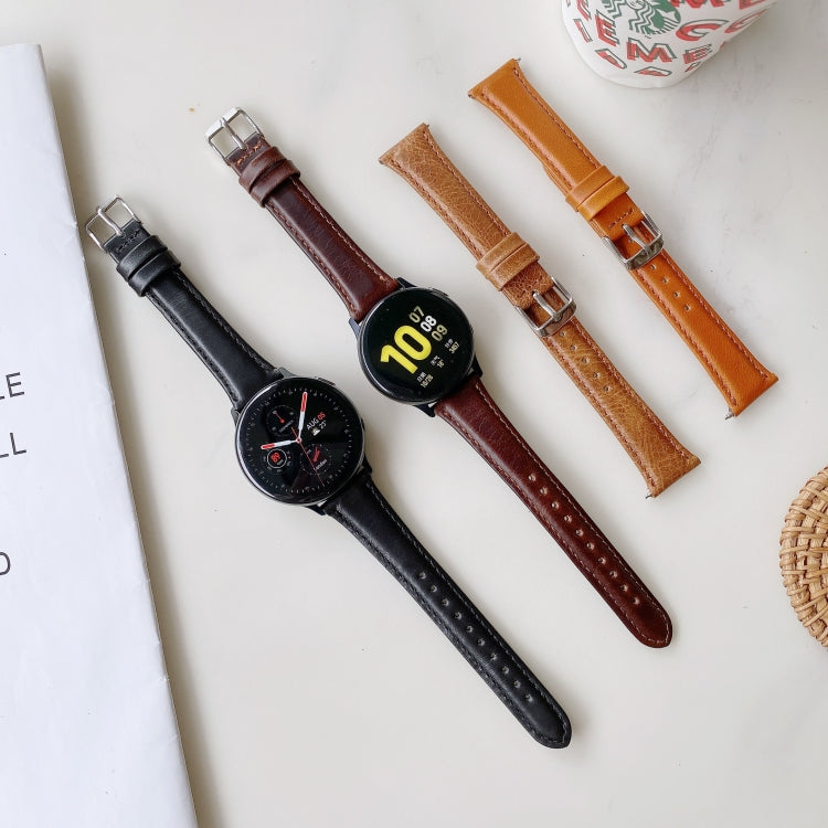 สำหรับ Samsung Galaxy Watch 22mm สมาร์ทวอทช์ Universal หนังสองด้านสายนาฬิกาขนาดเล็ก, 22mm