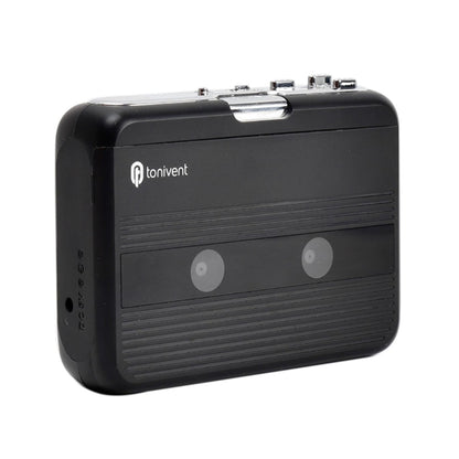Tonivent TON007B เครื่องเล่นเทปคาสเซ็ตต์บลูทูธแบบพกพา รองรับอินพุตและเอาต์พุต FM / Bluetooth, TON007B, TON007T