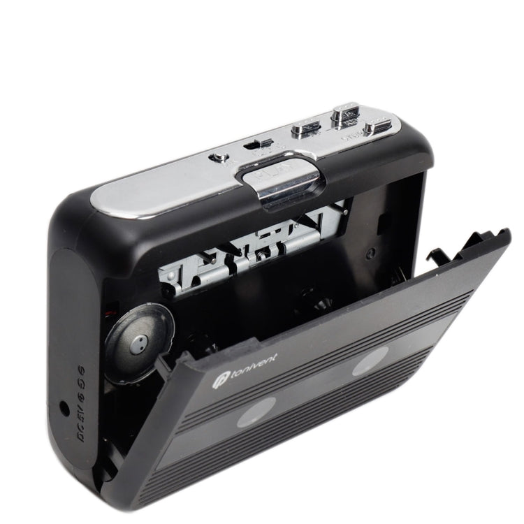 Tonivent TON007B เครื่องเล่นเทปคาสเซ็ตต์บลูทูธแบบพกพา รองรับอินพุตและเอาต์พุต FM / Bluetooth, TON007B, TON007T