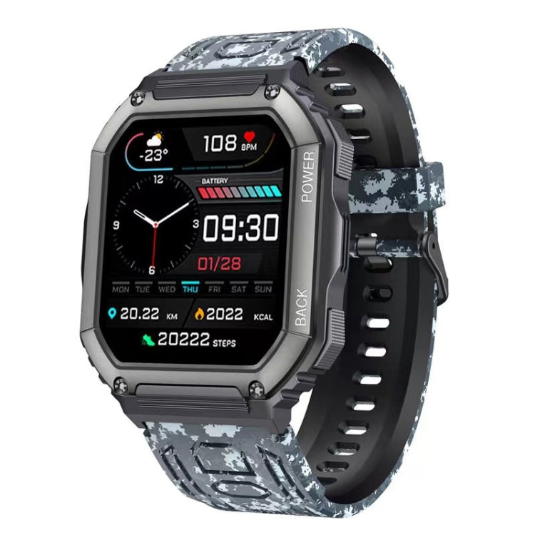 KR06 กันน้ำ Pedometer Sport Smart Watch รองรับอัตราการเต้นของหัวใจ / การตรวจสอบความดันโลหิต / การโทร BT