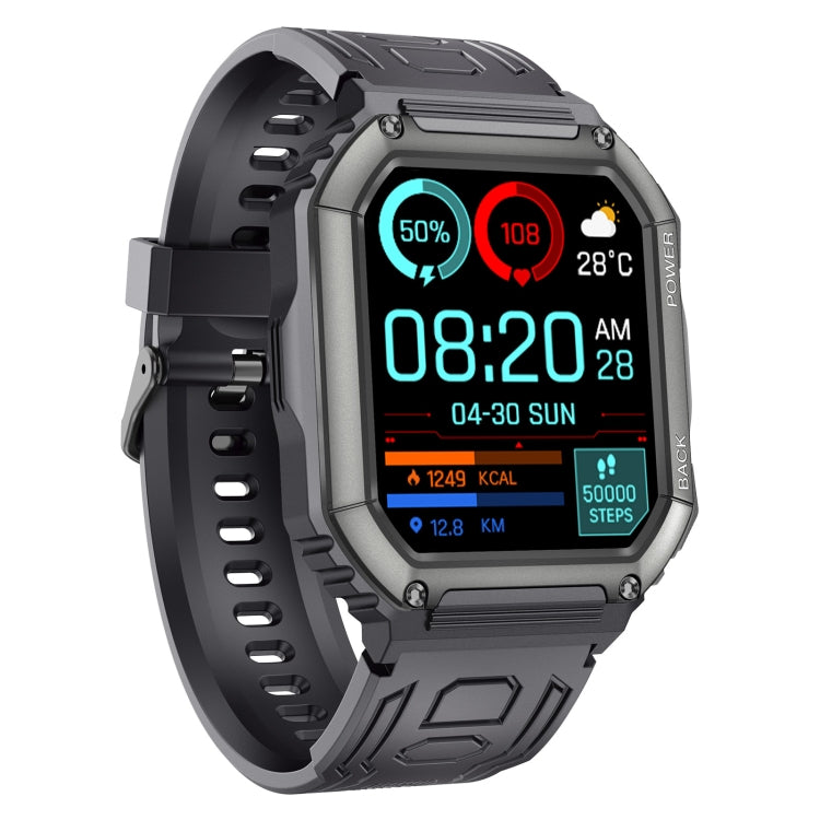 KR06 กันน้ำ Pedometer Sport Smart Watch รองรับอัตราการเต้นของหัวใจ / การตรวจสอบความดันโลหิต / การโทร BT