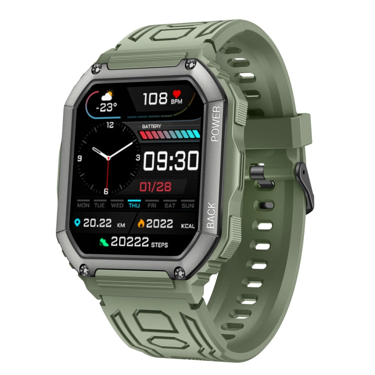 KR06 กันน้ำ Pedometer Sport Smart Watch รองรับอัตราการเต้นของหัวใจ / การตรวจสอบความดันโลหิต / การโทร BT