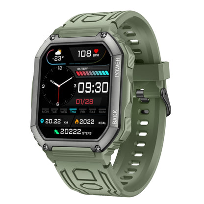 KR06 กันน้ำ Pedometer Sport Smart Watch รองรับอัตราการเต้นของหัวใจ / การตรวจสอบความดันโลหิต / การโทร BT