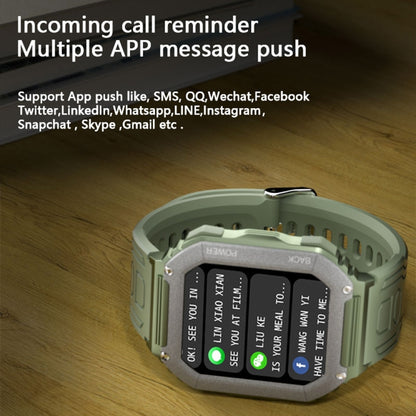 KR06 กันน้ำ Pedometer Sport Smart Watch รองรับอัตราการเต้นของหัวใจ / การตรวจสอบความดันโลหิต / การโทร BT