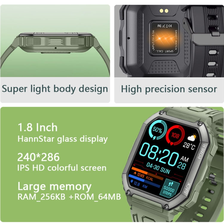 KR06 กันน้ำ Pedometer Sport Smart Watch รองรับอัตราการเต้นของหัวใจ / การตรวจสอบความดันโลหิต / การโทร BT