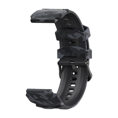 สำหรับ KOSPET TANK M1 Pro (CA0832B) สายนาฬิกาซิลิโคน, Watch Band Camouflage, Watch Band Black