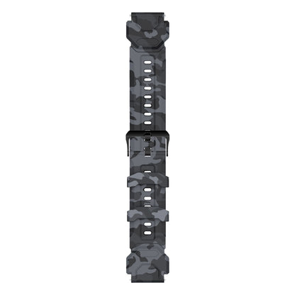 สำหรับ KOSPET TANK M1 Pro (CA0832B) สายนาฬิกาซิลิโคน, Watch Band Camouflage, Watch Band Black