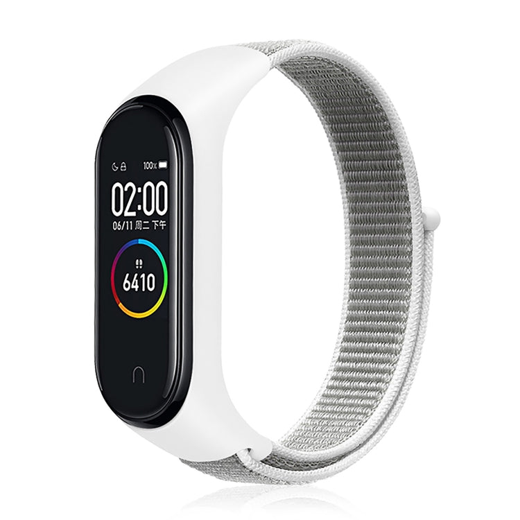 สมาร์ทวอทช์สายนาฬิกาทอไนลอนสำหรับ Xiaomi Mi Band 3 / 4