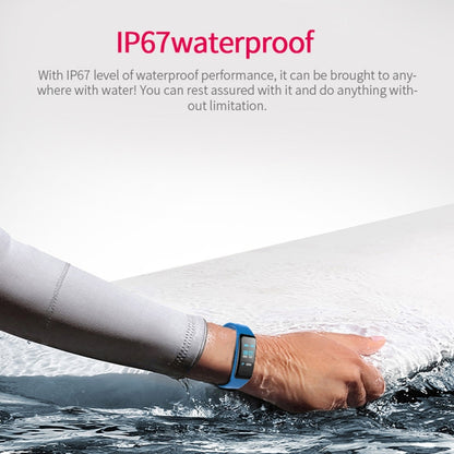 CHIGU C1Plus Fitness Tracker 0.96 นิ้วหน้าจอ IPS สร้อยข้อมือสมาร์ทแบนด์, กันน้ำ IP67, รองรับโหมดกีฬา / ความดันโลหิต / การตรวจสอบการนอนหลับ / เครื่องวัดอัตราการเต้นของหัวใจ / การตรวจสอบความเหนื่อยล้า / การแจ้งเตือนอยู่ประจำ, C1 Plus Black, C1 Plus Blue ...