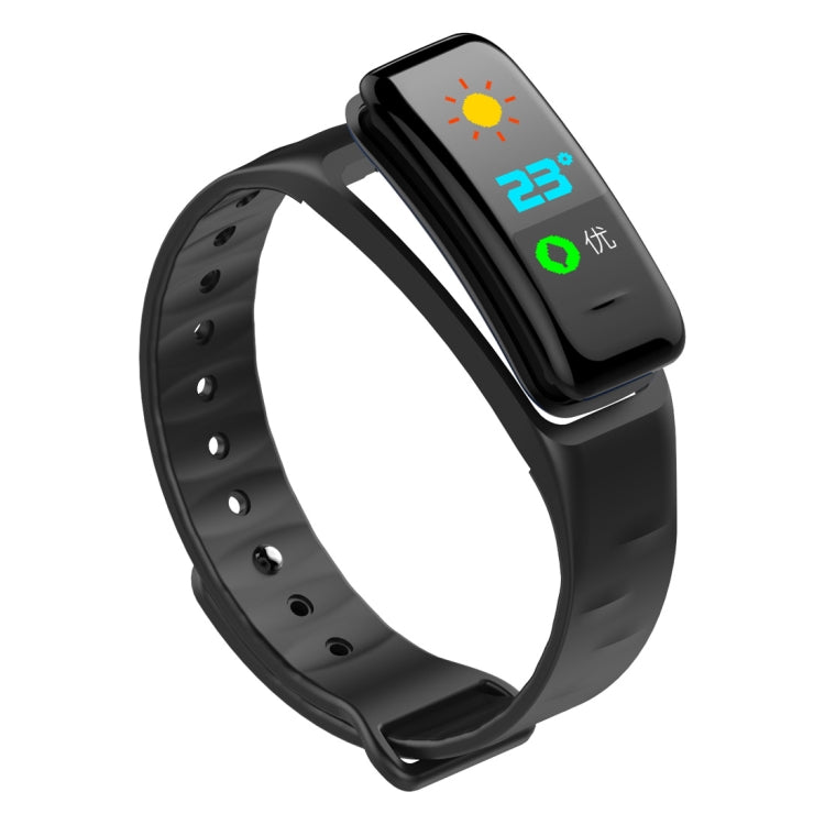 CHIGU C1Plus Fitness Tracker 0.96 นิ้วหน้าจอ IPS สร้อยข้อมือสมาร์ทแบนด์, กันน้ำ IP67, รองรับโหมดกีฬา / ความดันโลหิต / การตรวจสอบการนอนหลับ / เครื่องวัดอัตราการเต้นของหัวใจ / การตรวจสอบความเหนื่อยล้า / การแจ้งเตือนอยู่ประจำ, C1 Plus Black, C1 Plus Blue ...