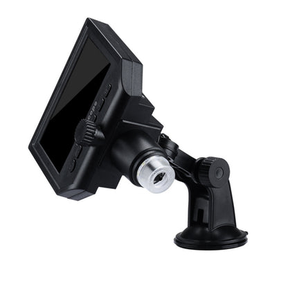 G600 600X 3.6MP 4.3 นิ้ว HD จอแสดงผล LCD USB ชาร์จกล้องจุลทรรศน์ดิจิตอลแบบพกพาพร้อมไฟ LED, รองรับการ์ด Micro SD (สูงสุด 64GB), ปลั๊ก US, AC 100-240V, US Plug
