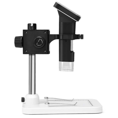 500X ซูมแว่นขยาย 3MP เซ็นเซอร์รับภาพกล้องจุลทรรศน์ดิจิตอล USB พร้อมหน้าจอ 2.5 นิ้วและ 8 LED และขาตั้งมืออาชีพรองรับการ์ด TF, DMS-015M 500X