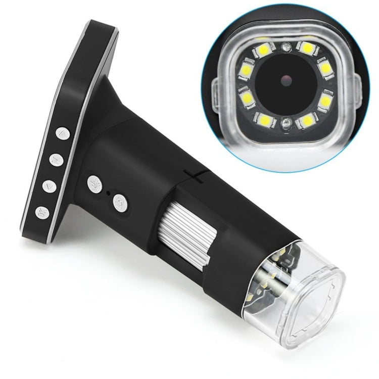 500X ซูมแว่นขยาย 3MP เซ็นเซอร์รับภาพกล้องจุลทรรศน์ดิจิตอล USB พร้อมหน้าจอ 2.5 นิ้วและ 8 LED และขาตั้งมืออาชีพรองรับการ์ด TF, DMS-015M 500X