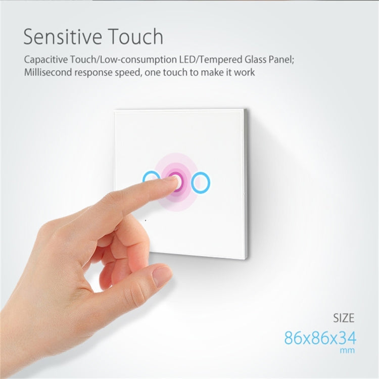 NEO NAS-SC03W Wireless WiFi EU สวิตช์ควบคุมไฟอัจฉริยะ 3Gang, 3 Gang