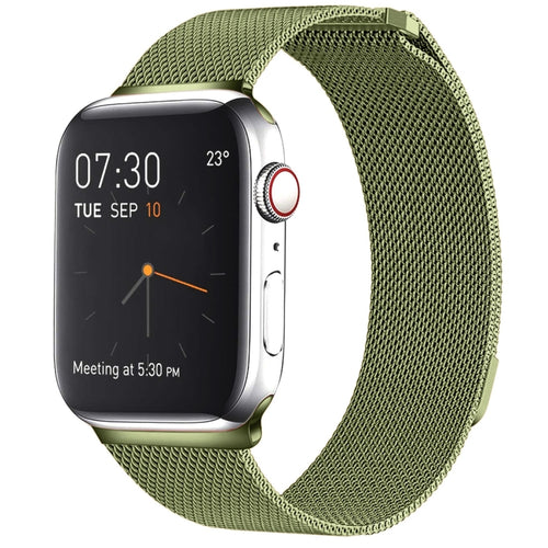Milanese Loop สายนาฬิกาสแตนเลสแม่เหล็กสำหรับ Apple Watch Series 8 & 7 41 มม. / SE 2 & 6 & SE & 5 & 4 40 มม. / 3 & 2 & 1 38 มม., For Apple Watch Series 8&7 41mm / SE 2&6&SE&5&4 40mm / 3&2&1 38mm