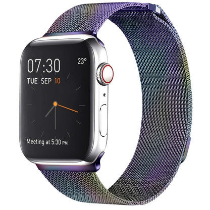Milanese Loop สายนาฬิกาสแตนเลสแม่เหล็กสำหรับ Apple Watch Series 8 & 7 41 มม. / SE 2 & 6 & SE & 5 & 4 40 มม. / 3 & 2 & 1 38 มม., For Apple Watch Series 8&7 41mm / SE 2&6&SE&5&4 40mm / 3&2&1 38mm