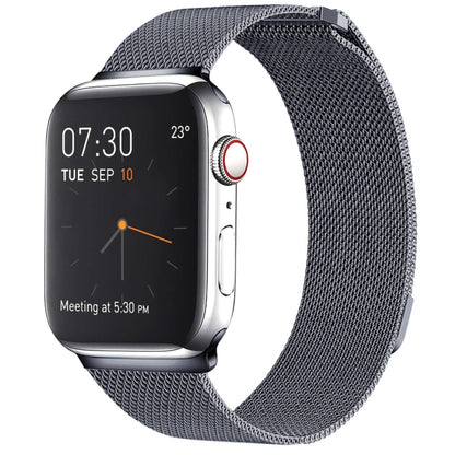 Milanese Loop สายนาฬิกาสแตนเลสแม่เหล็กสำหรับ Apple Watch Series 8 & 7 41 มม. / SE 2 & 6 & SE & 5 & 4 40 มม. / 3 & 2 & 1 38 มม., For Apple Watch Series 8&7 41mm / SE 2&6&SE&5&4 40mm / 3&2&1 38mm