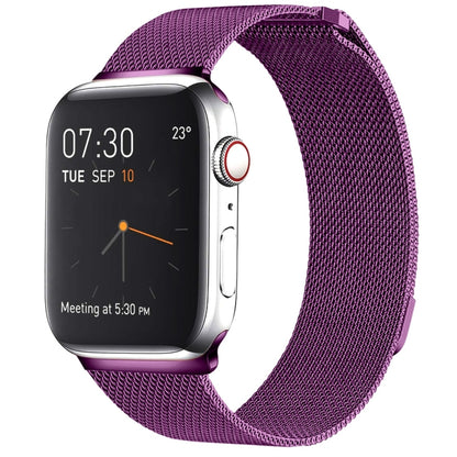 Milanese Loop สายนาฬิกาสแตนเลสแม่เหล็กสำหรับ Apple Watch Series 8 & 7 41 มม. / SE 2 & 6 & SE & 5 & 4 40 มม. / 3 & 2 & 1 38 มม., For Apple Watch Series 8&7 41mm / SE 2&6&SE&5&4 40mm / 3&2&1 38mm