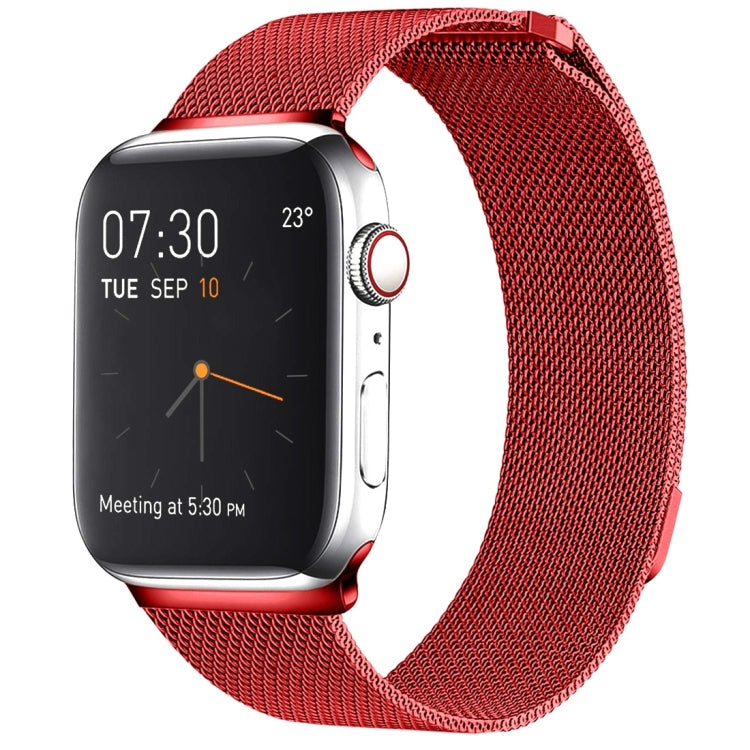 Milanese Loop สายนาฬิกาสแตนเลสแม่เหล็กสำหรับ Apple Watch Series 8 & 7 41 มม. / SE 2 & 6 & SE & 5 & 4 40 มม. / 3 & 2 & 1 38 มม., For Apple Watch Series 8&7 41mm / SE 2&6&SE&5&4 40mm / 3&2&1 38mm