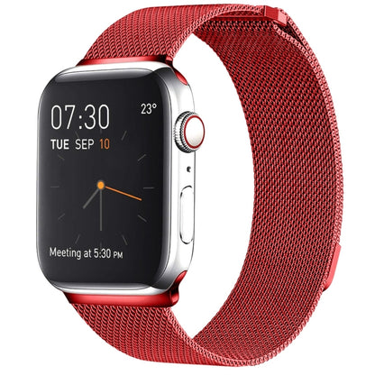 Milanese Loop สายนาฬิกาสแตนเลสแม่เหล็กสำหรับ Apple Watch Series 8 & 7 41 มม. / SE 2 & 6 & SE & 5 & 4 40 มม. / 3 & 2 & 1 38 มม., For Apple Watch Series 8&7 41mm / SE 2&6&SE&5&4 40mm / 3&2&1 38mm