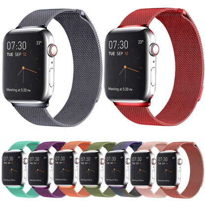Milanese Loop สายนาฬิกาสแตนเลสแม่เหล็กสำหรับ Apple Watch Series 8 & 7 41 มม. / SE 2 & 6 & SE & 5 & 4 40 มม. / 3 & 2 & 1 38 มม., For Apple Watch Series 8&7 41mm / SE 2&6&SE&5&4 40mm / 3&2&1 38mm