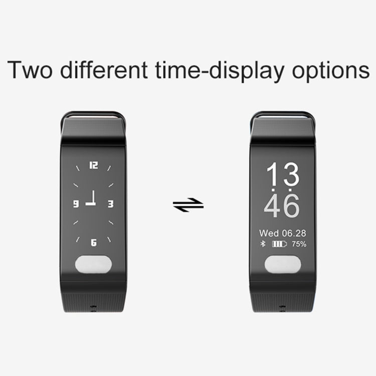 TLW T6 Fitness Tracker 0.96 นิ้ว OLED Display สายรัดข้อมือสร้อยข้อมืออัจฉริยะ, รองรับโหมดกีฬา / ECG / เครื่องวัดอัตราการเต้นของหัวใจ / ความดันโลหิต / เครื่องวัดการนอนหลับ, T6 Black, T6 Blue, T6 Red