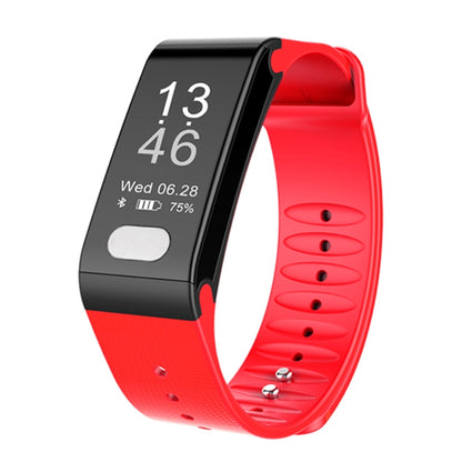 TLW T6 Fitness Tracker 0.96 นิ้ว OLED Display สายรัดข้อมือสร้อยข้อมืออัจฉริยะ, รองรับโหมดกีฬา / ECG / เครื่องวัดอัตราการเต้นของหัวใจ / ความดันโลหิต / เครื่องวัดการนอนหลับ, T6 Black, T6 Blue, T6 Red