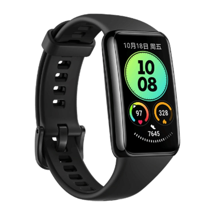 Original Huawei Band 6 Pro 1.47 นิ้วหน้าจอสี AMOLED บลูทูธ 5.0 5ATM สร้อยข้อมือสายรัดข้อมืออัจฉริยะกันน้ำ, รองรับการตรวจจับอุณหภูมิร่างกาย / การตรวจสอบออกซิเจนในเลือด / การตรวจสอบการนอนหลับ / การรูดบัตรสมาร์ท NFC / 96 โหมดกีฬา