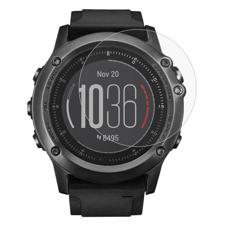 ENKAY Hat-Prince สำหรับ Garmin Fenix 3 HR Smart Watch 0.2mm 9H ความแข็งพื้นผิว 2.15D ฟิล์มกระจกนิรภัยขอบโค้ง