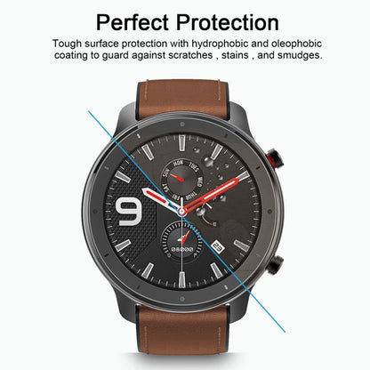 สำหรับ Amazfit GTR 47 มม. 0.26 มม. 2.5D 9H กระจกนิรภัยฟิล์มกันรอยหน้าจอ, For Amazfit GTR 47mm