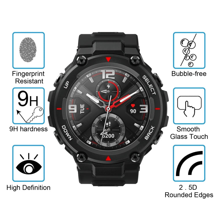 สำหรับ Huami Amazfit T-Rex 0.26 มม. 2.5D 9H กระจกนิรภัยฟิล์มกันรอยหน้าจอ, For Huami Amazfit T-Rex