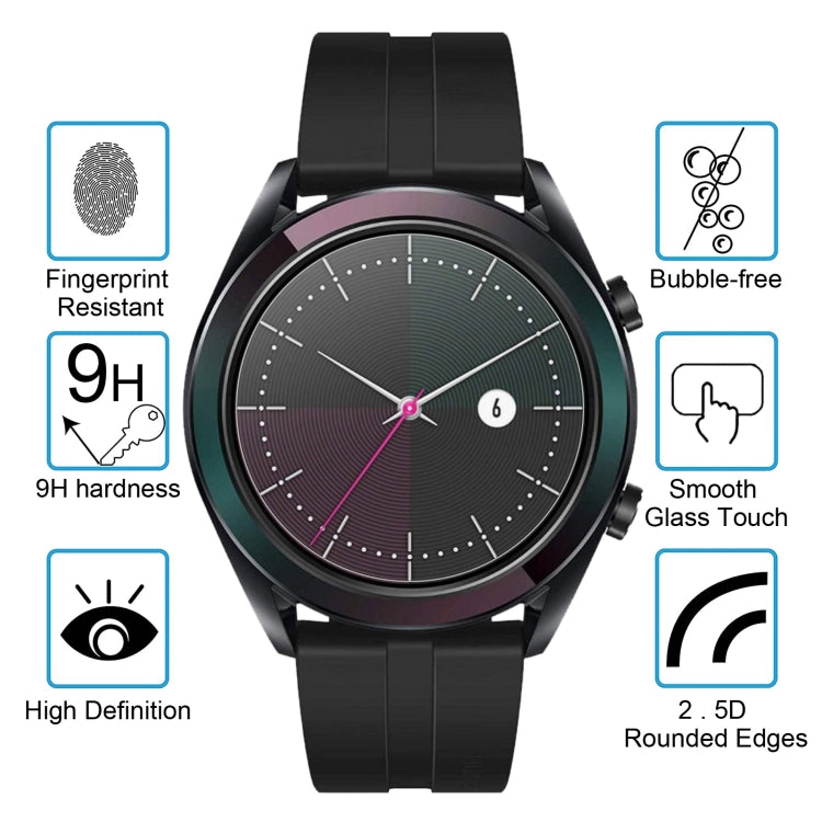 สำหรับ Huawei Watch GT Elegant 0.26mm 2.5D 9H ฟิล์มกระจกนิรภัยปกป้องหน้าจอ, For Huawei Watch GT Elegant