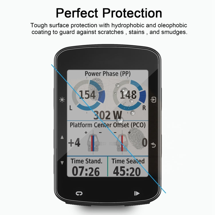 สำหรับ Garmin Edge 520 Plus 0.26mm 2.5D 9H ฟิล์มกระจกนิรภัยปกป้องหน้าจอ, For Garmin Edge 520 Plus